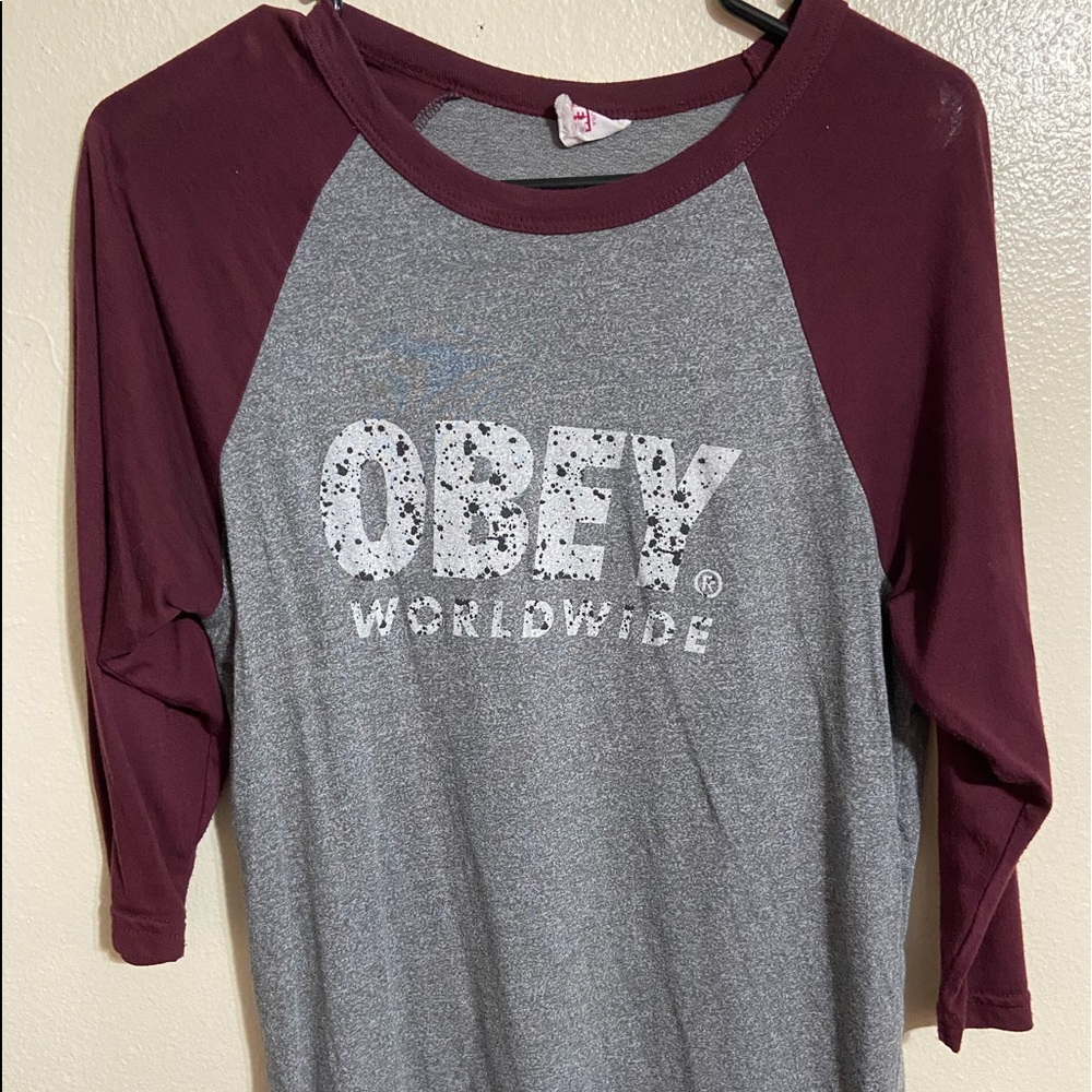 Obey 3/4 sleeve